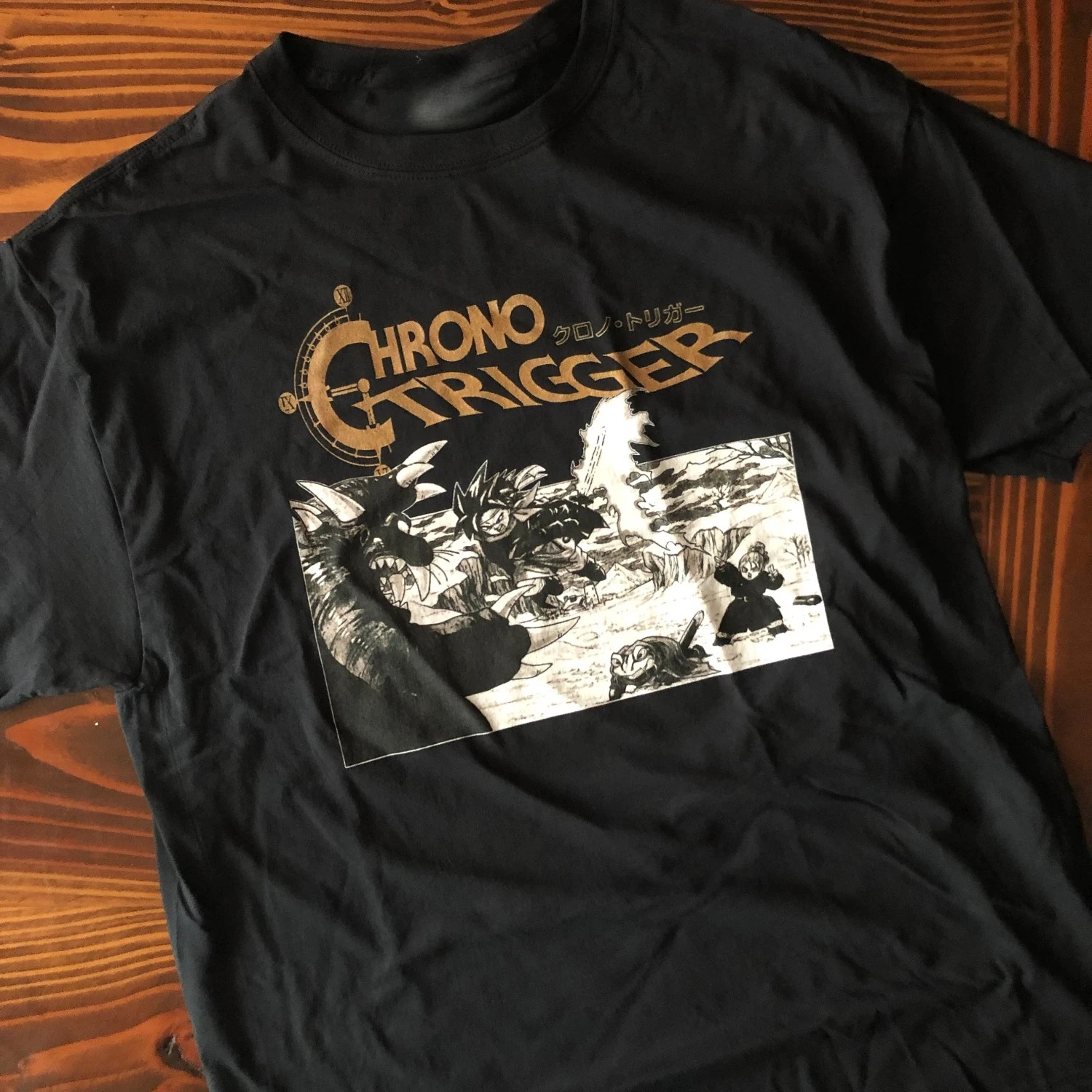 Camiseta Clássica Chrono Trigger JRPG para Homens e Mulheres, Estampa Retro de Anime e Mangá de Akira Toriyama, Camiseta Gráfica Vintage Streetwear