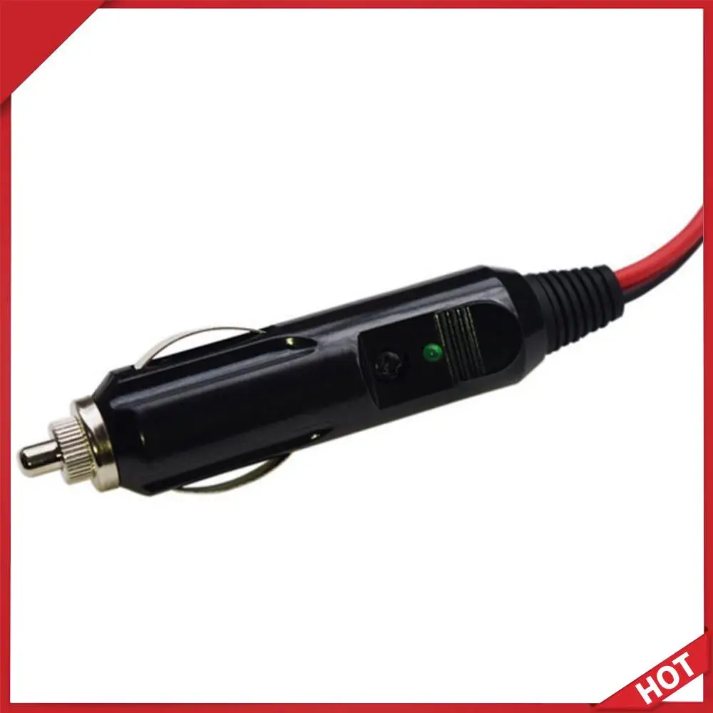 

Автомобильный адаптер-переходник 12-24В с штекером для прикуривателя, усиленный, 10А, для подключения к автомобильной розетке прикуривателя