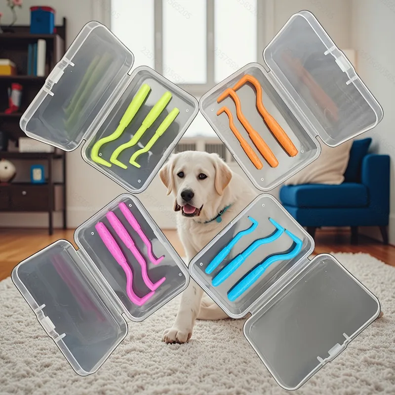 1 Set of Tick Removal Tool Set with Multiple Colors Available for Dogs, Cats, And Horses | Boxed Tick Tweezers | Tick Catcher