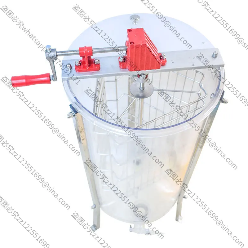 Suitable for Beekeeping Tools 2-frame Manual Transparent Acrylic HoneyShaker, Honey Shaker, Sugar Bucket, HoneySeparator,