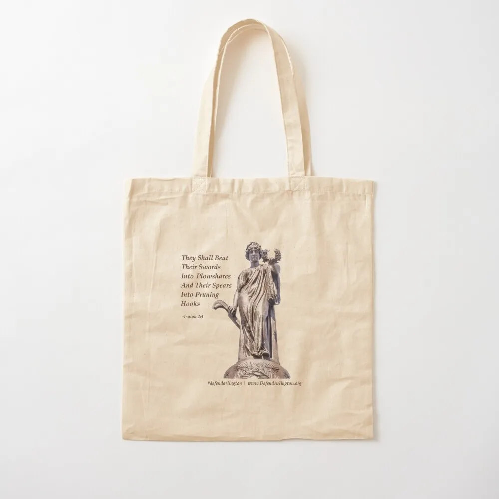 

Plowshares Tote Bag large tote bag foldable reusable bag Canvas Tote