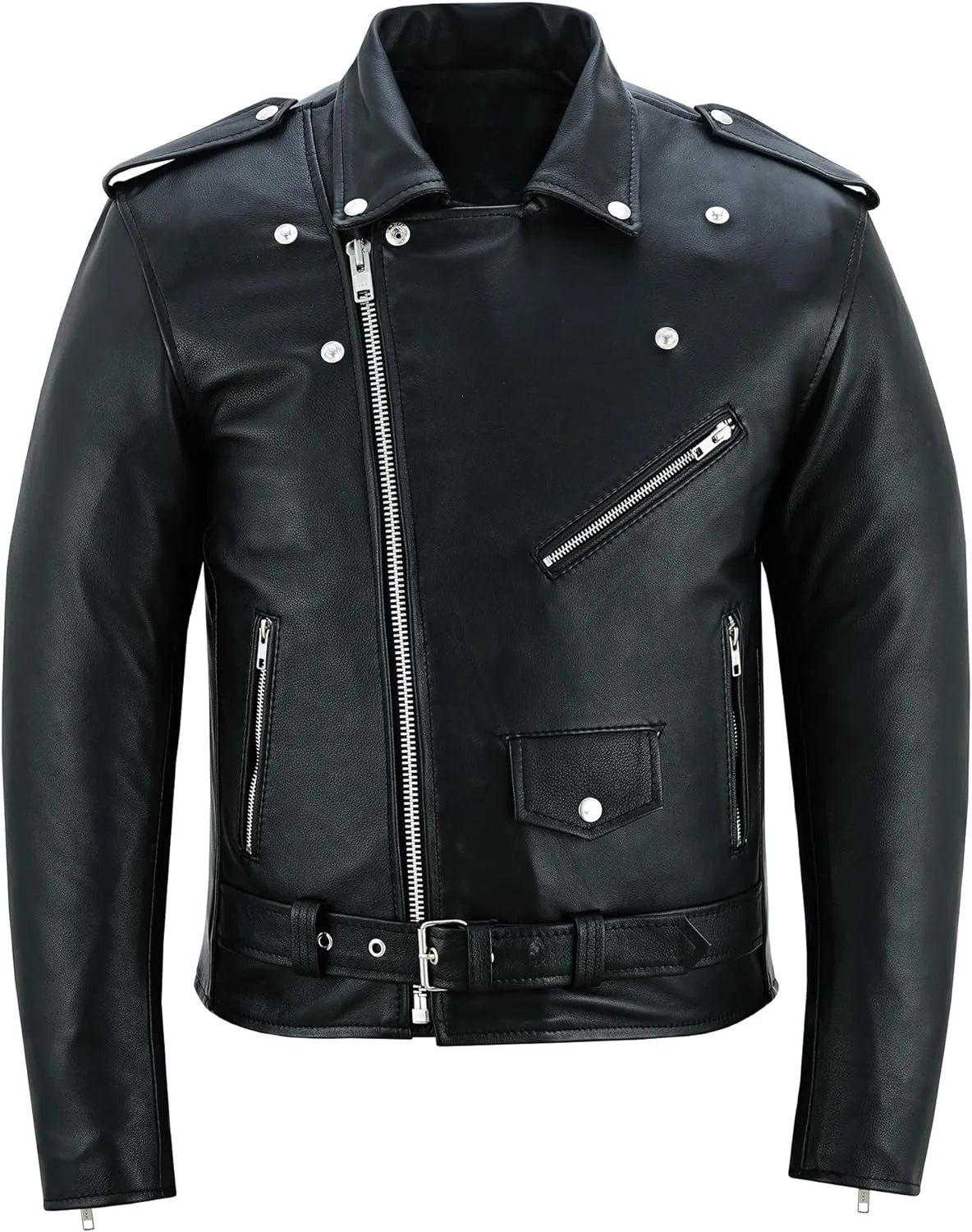 Casual PU Men Vest Waistcoat  Jacket Turn-Down Vests Thicken Warm Coat Sleeveless Leather Clothes Pirate Male Clothing Cos