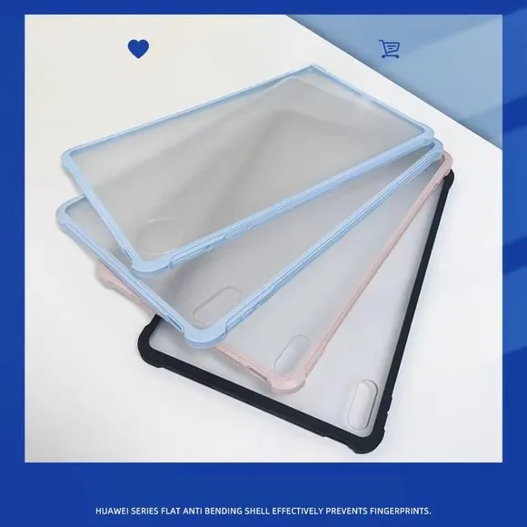 

Матовый матовый чехол с защитой от изгиба для Samsung Galaxy Tab A11 8,7 дюйма X133 X135 S10 Lite S9 FE S8 S7 A9 Plus Защитный чехол для ПК