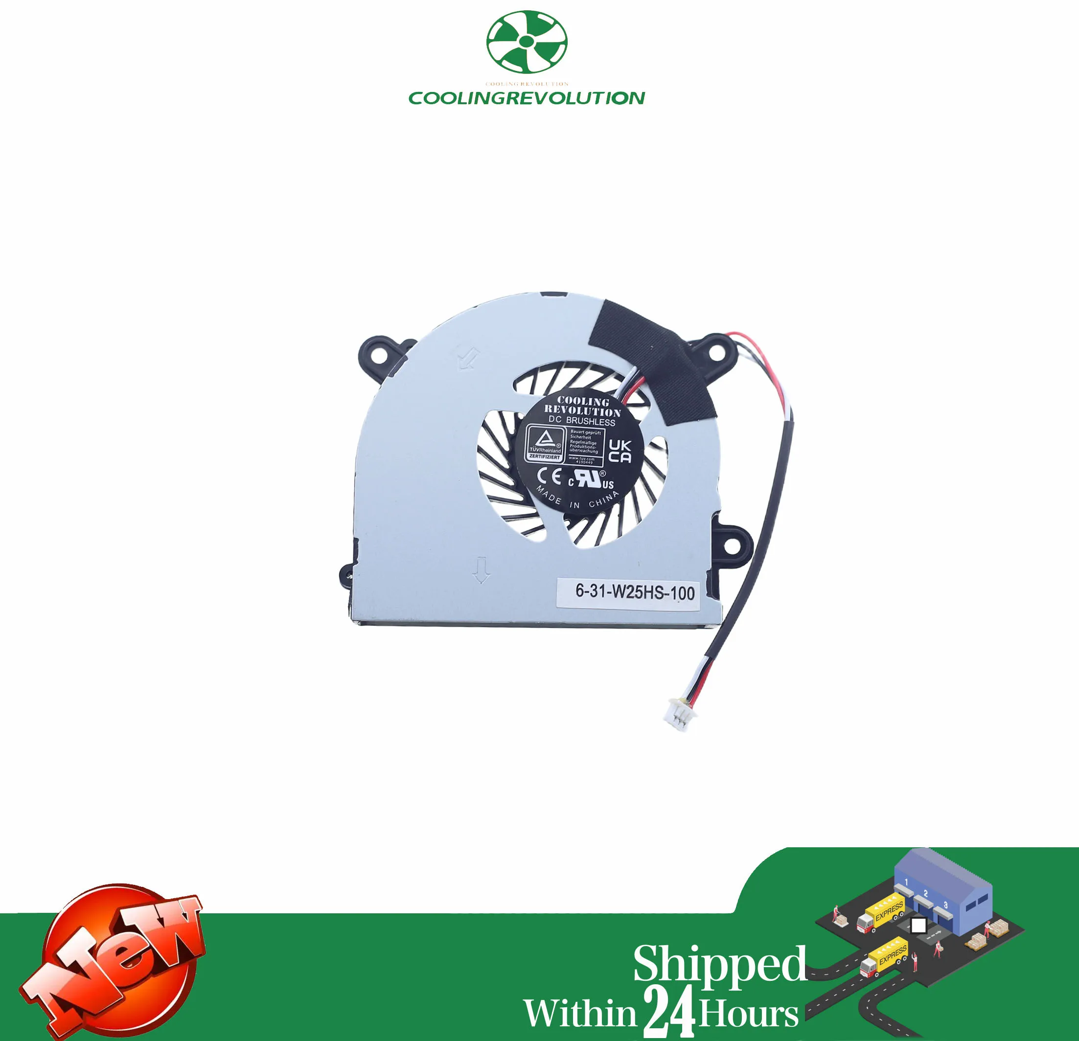 Laptop CPU Cooling Fan AB6605HX-J03 DC5V 0.40A 3Pin for For MSI S6000 X600 for CLEVO 7872 C4500