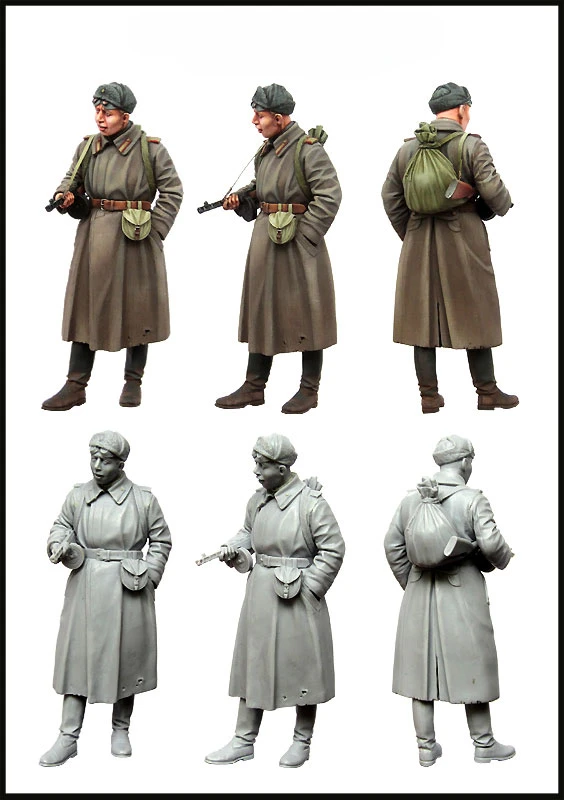 1:35 Winter Soviet Armed Soldier Scout Soviet Soldier