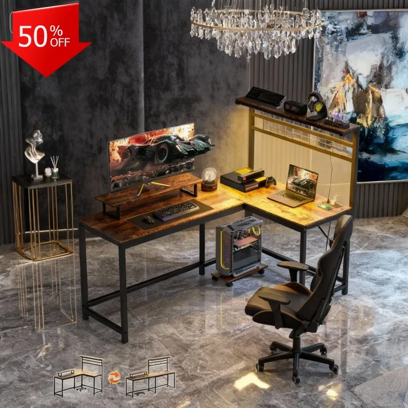 

Work Lightweight Auxiliary Removable Sedentary Study Office Table Computer Desks Standing Desk Mesa Gamer Table for Laptop Room