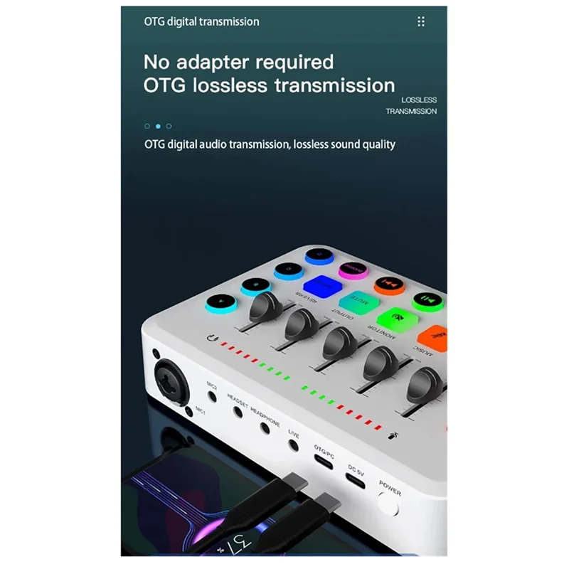 B63B-F11 Geluidskaarten Audiomixer Veldkaarten Computers PC Mixers Professionele studio-opnamekits Podcasting-accessoires