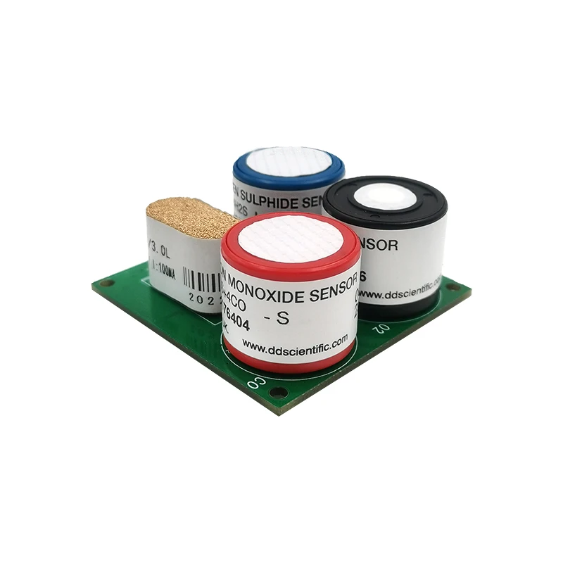 4-in-1 gas detection module: oxygen, hydrogen sulfide, CO combustible gas sensor, industrial grade