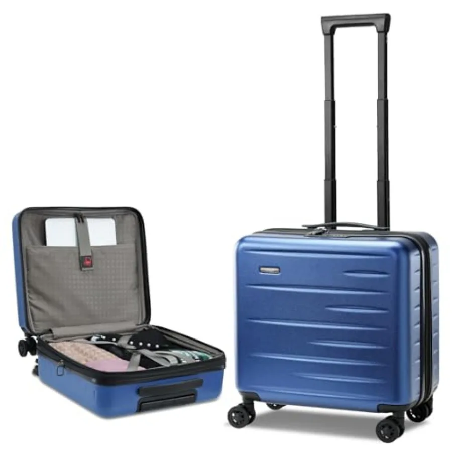 16 Inch Luggage Airline Approved, Expandable Lightweight ABS+PC Hard Shell Suitcases with 360° Spner Wheels, TSA Lock, YKK Zipp