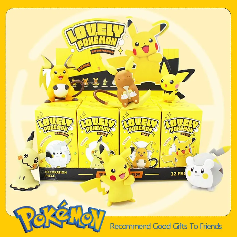 Heiße Pokemon Anime-Figuren Kawaii Pikachu Pichu Togedemaru Alola Region Raichu Mimikyu Spielzeugmodelle Sammelpuppen Geschenk für Kinder Jungen