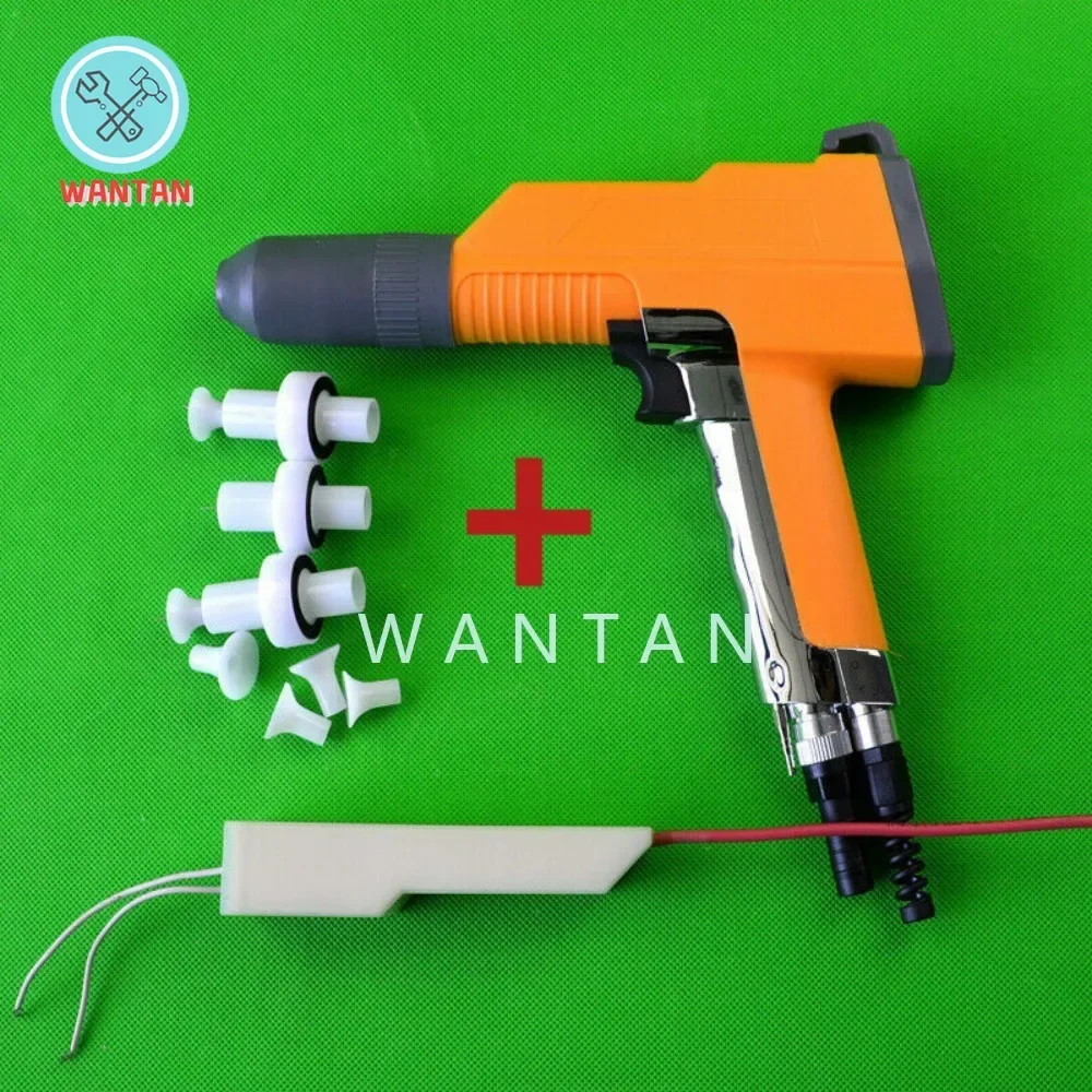 Manual Electrostatic Powder Coating Spray Gun+ HV Cascade Brand-new High Quality