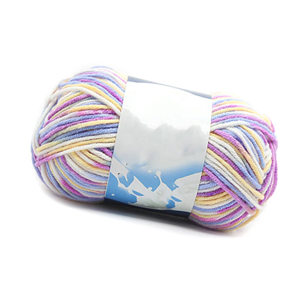 

50 G Milk Cotton Yarn Yarns Thick Hand Knitting Accessories Crochet Bulky for Halloween
