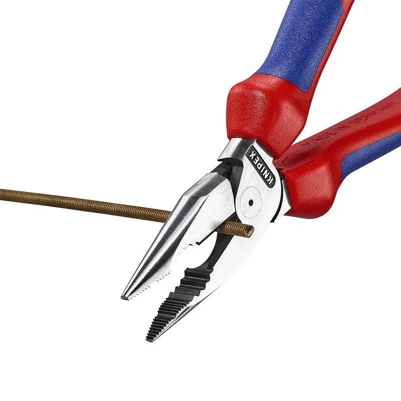 KNIPEX 08 22 185 Needle-Nose Combination Pliers Long Service Life And Stable Tips Exquisite Workmanship Simple Operation