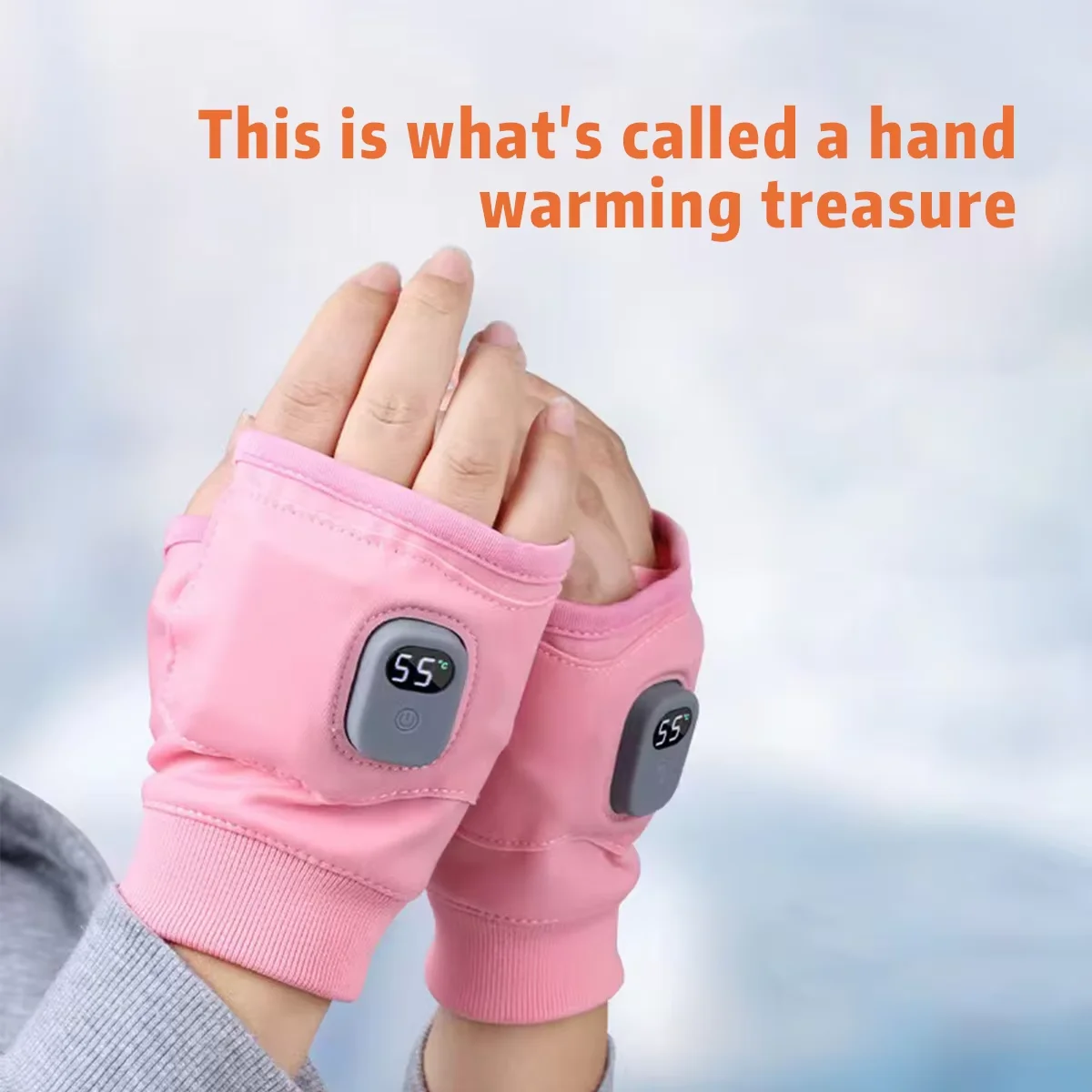 Hot Popular Rechargeable Multifunctional Portable Hand Warmer USB Charging Half Finger Touch Screen IntelligenceGloves