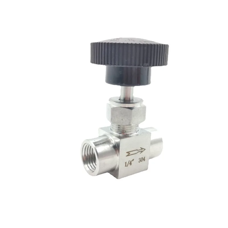 Stainless Steel Internal Thread Needle Valve 1/4 Imitation Beauty Globe  Straight Through Inner Wire Needle  2 Minutes 4 Minutes