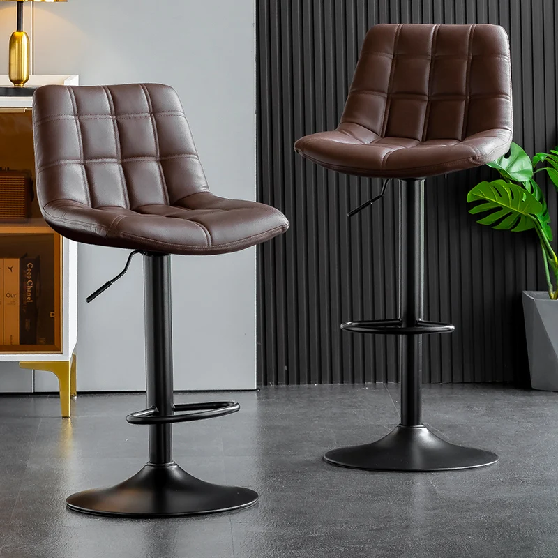 หรูหราอุตสาหกรรมเก้าอี้บาร์Nordic Modern Kitchenสูงเก้าอี้รับประทานอาหารErgonomicปรับSgabello Cucina Altoเฟอร์นิเจอร์บาร์