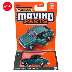 Scatola di fiammiferi originale modello di auto 1/64 parti in movimento pressofuso in metallo 1965 Volkswagen 1600 Tl Fastback veicolo giocattoli per ragazzi regalo di compleanno