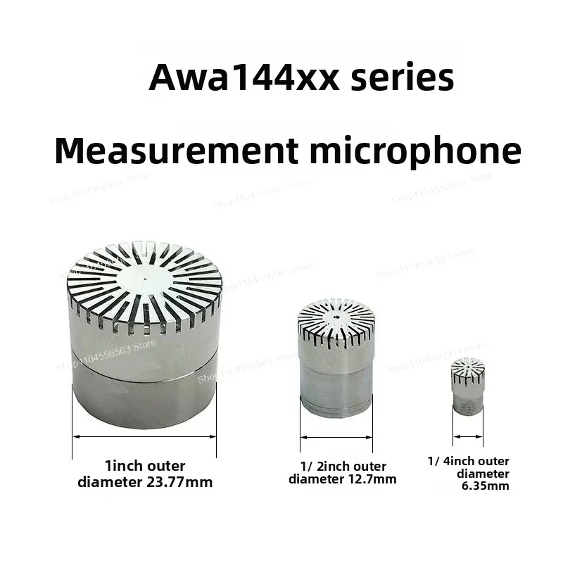 144XXX Series Measuring Microphone, Sound Level Meter Condenser Microphone Capsule For Acoustic Measurement