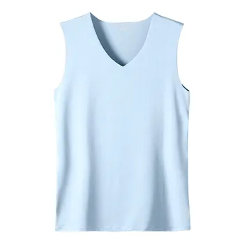 Men'S Top Men'S Summer Multi Color Sleeveless Vest Men'S Summer Ice Silk Traceless Thin Breathable Color V-Neck Sleeveless Top 4 Men'S Top Men'S Summer Multi Color Sleeveless Vest Men'S Summer Ice Silk Traceless Thin Breathable Color V-Neck Sleeveless Top 4
