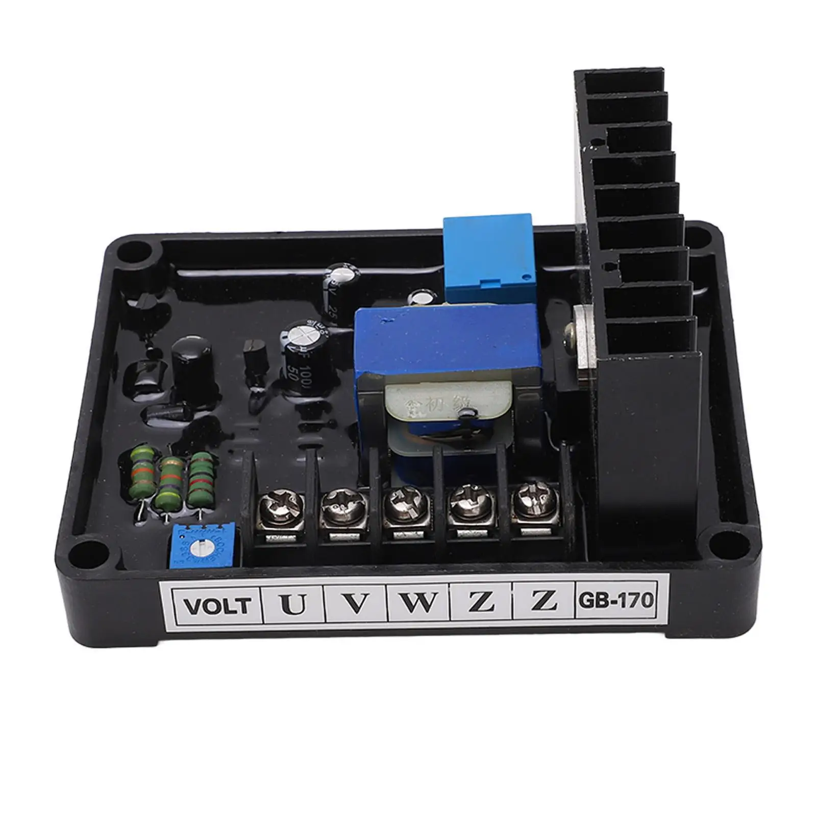 GB170 AVR Voltage Regulator for Generators - Low RPM Protection, 3 Phase AC400V Brushed Model