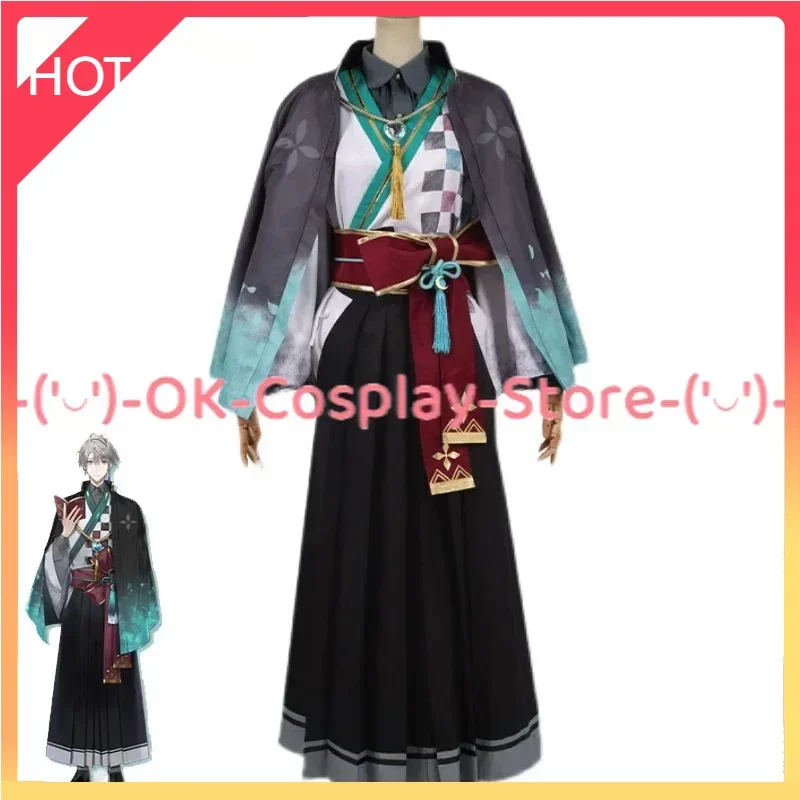 Yutuber VTuber Kaida Haru Cosplay Costumes Fancy Japanese Kimono Party Suit Halloween Carnival Uniforms Custom Made