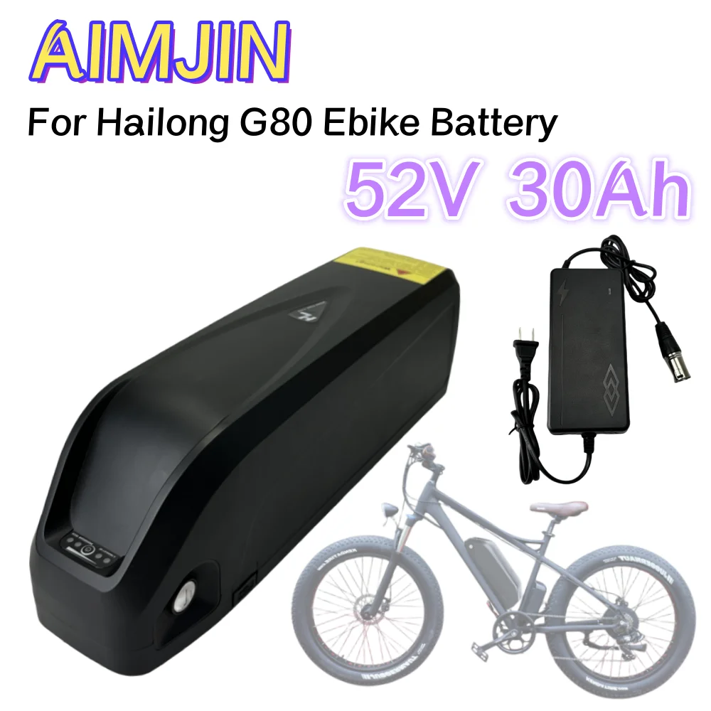 

For Hailong G80 52V 30Ah Lithium-ion Rechargeable Battery Pack Suitable for Outdoor Equipment Battery Replacement