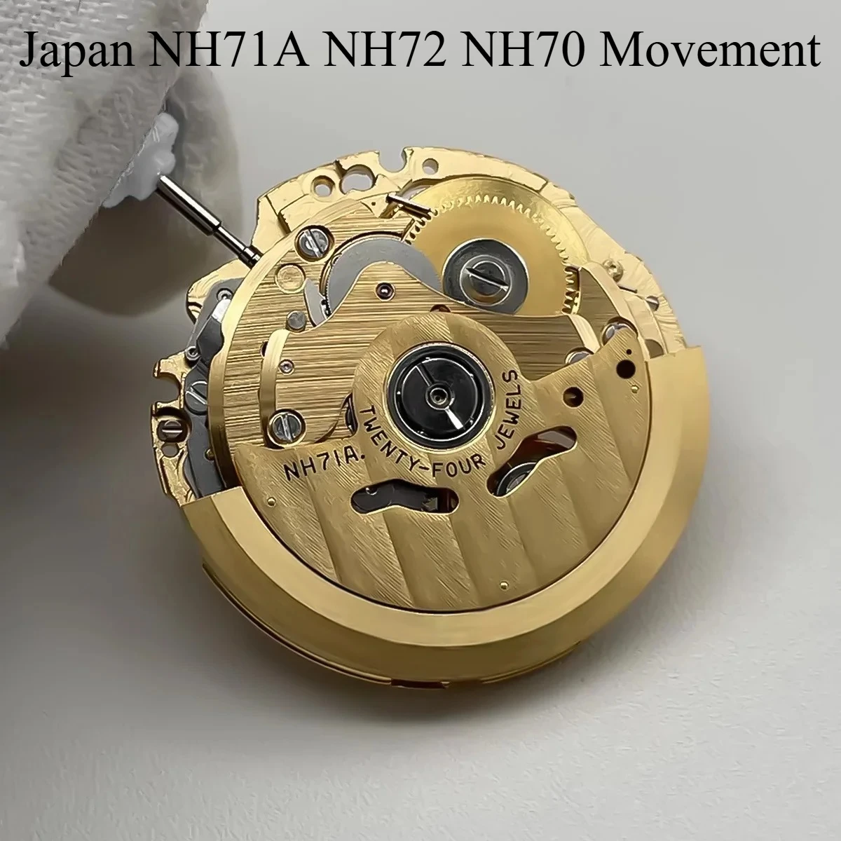 

Original NH71 NH72 NH70 High Accuracy Skeletonized Movement Automatic Self-winding 24 jewels Mechanism Modification Parts