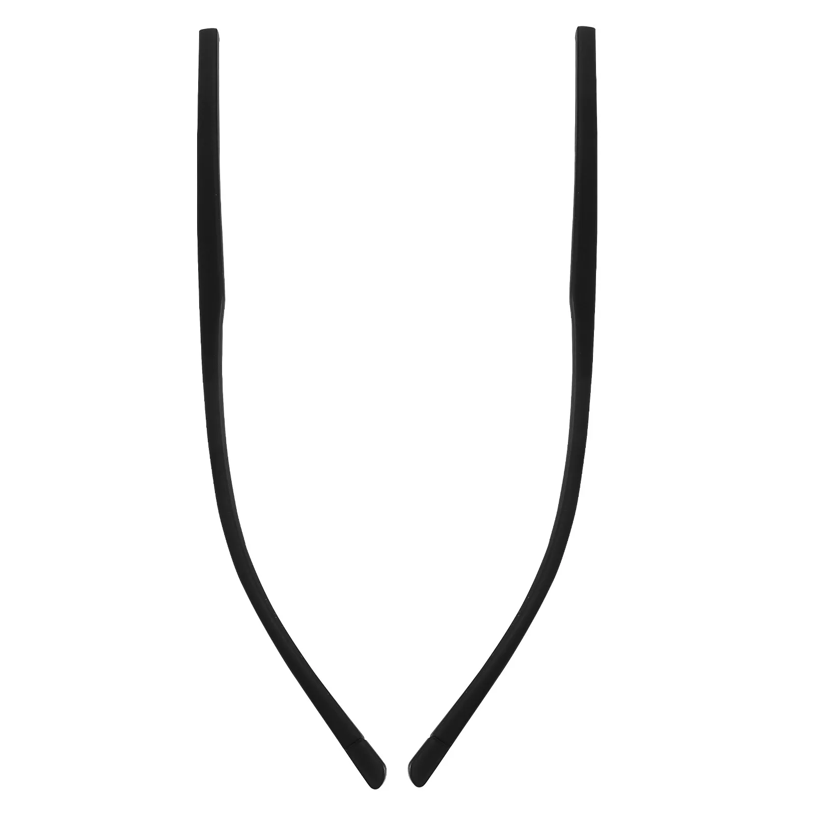 

1 пара универсальных сменных дужек для очков, черные, из ТР-материала, легкие, удобные, для ремонта очков и солнцезащитных очков