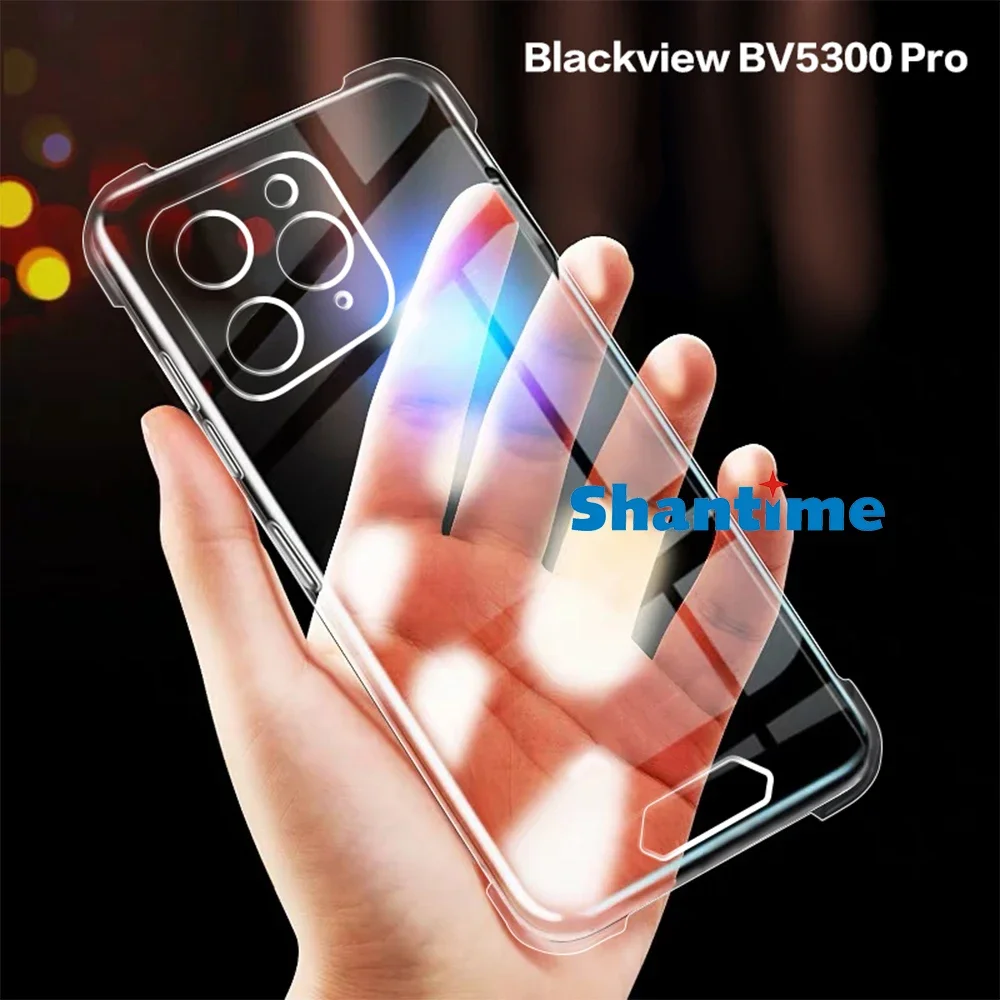 For Blackview BV5300 Pro Case Ultra Thin Crystal Clear Shock Absorption Technology Bumper Soft TPU Cover For Blackview BV5300