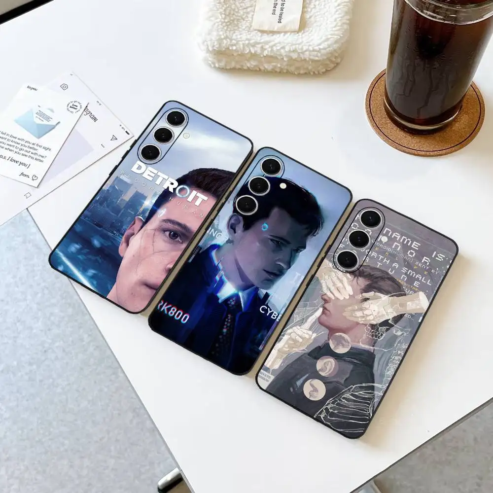 حافظة هاتف كلاسيكية RPG Game D-Detroit لهاتف سامسونج S 24 Fe 25 Ultra Plus 20 Lite 21 30 22 23 24 22 Ultra 5G Fundas #1