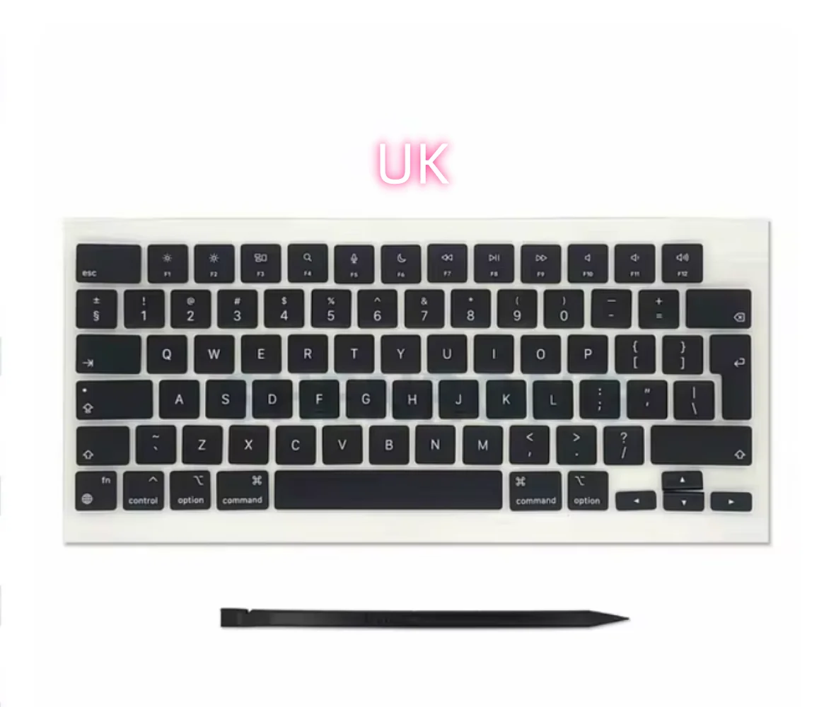 M1 M2 Laptop A2442 A2485 A2779 A2780 A2681 Keycaps Keys Key Cap set Azerty For Macbook Pro Air 13