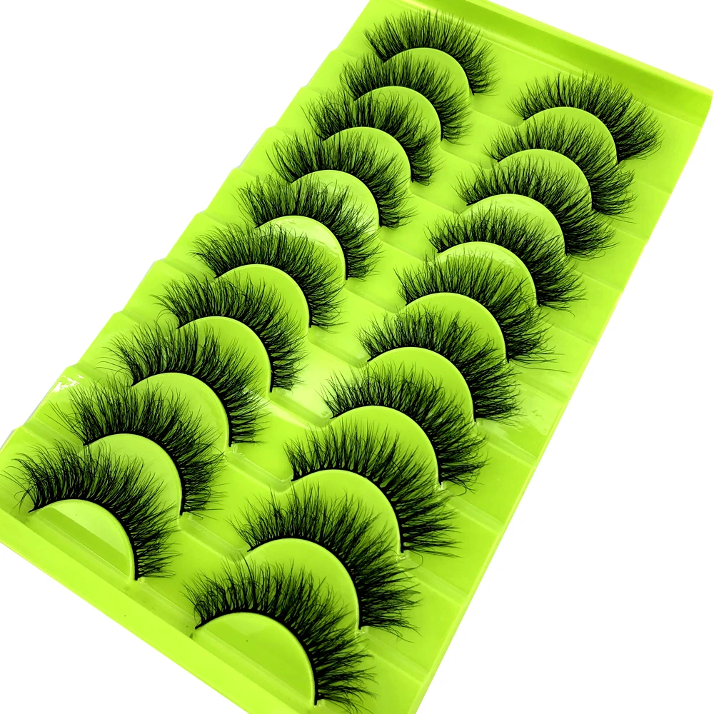 HBZGTLAD 10 Pairs Natural False Eyelashes Fake Lashes Long Makeup 3d Mink Lashes Extension Eyelash Mink Eyelashes for Beauty