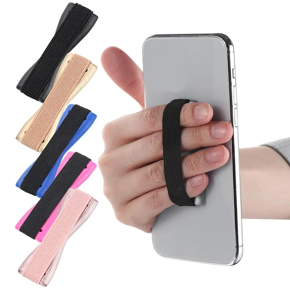 Universal Phone Back Finger Grip Sling Phone Holder Strap Bracket Elasticity  Finger Grip Selfie Strap Sling Phone Holder