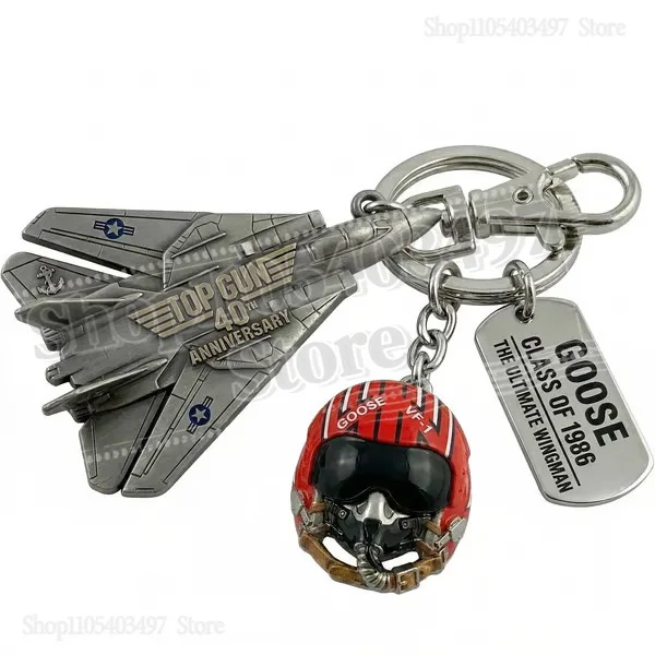 

Top Gun 40th Anniversary Keychain,Top Gun 40th Anniversary Keychain Pilot Duck 2026 Movie Inspired Collectible Gift