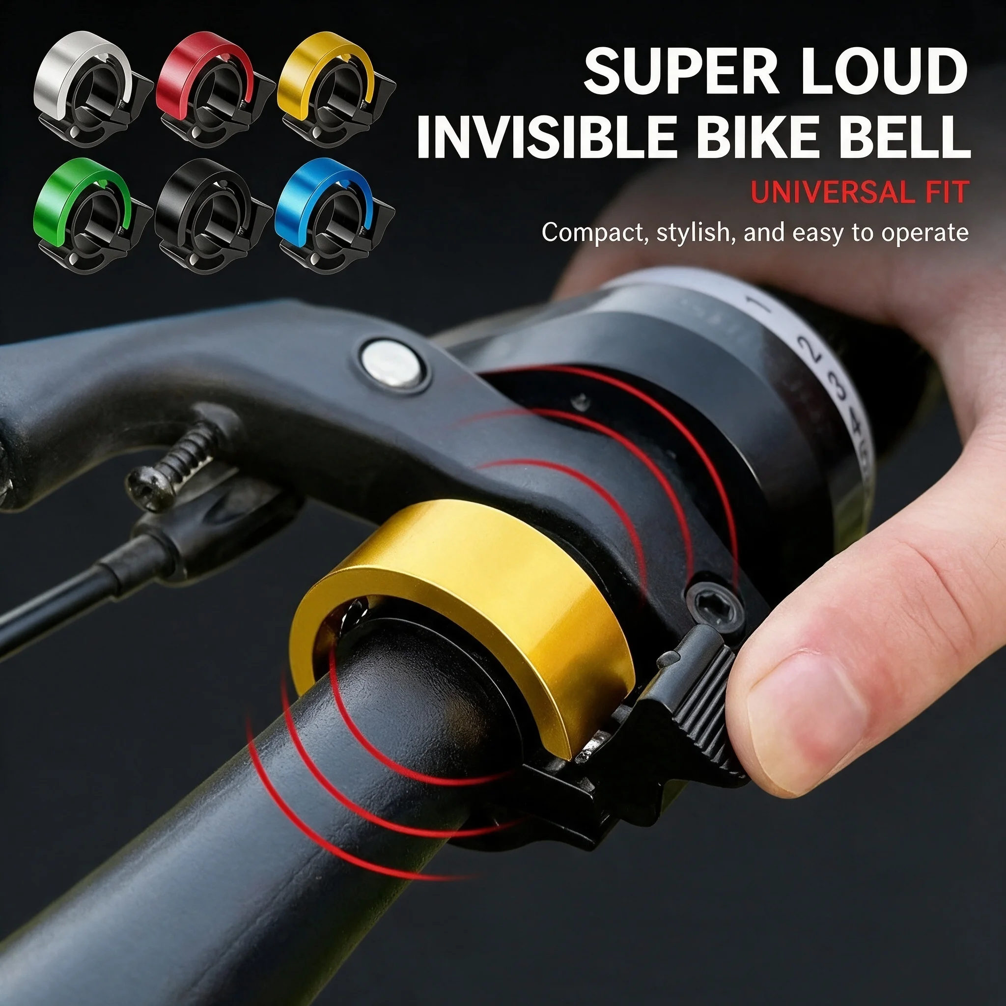 Bicycle Bell MTB Bicycle Horn Alloy Bike Ring Sound Beep Timbre Alarm Universal Bicycle Safety Bell Bicycle Accessories