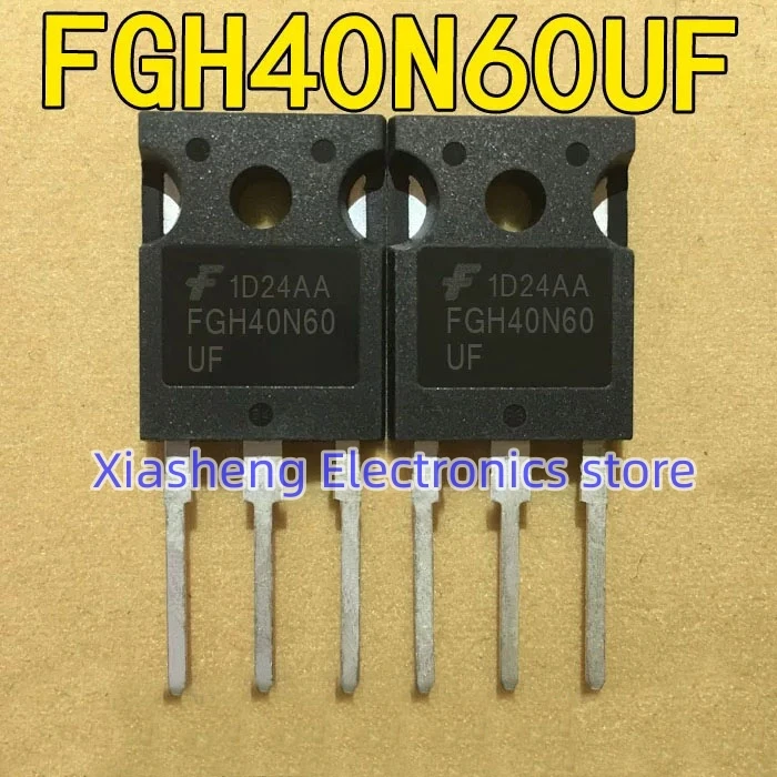 

New Original 10Pcs FGH40N60UF TO-247 600V 40A IGBT Transistor In Stock Good Quality