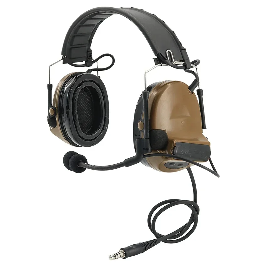 Tactical Headset COMTA II Silicone Earmuffs Noise Canceling Sound Pickup Hearing ProtectionC2 Airsoft Shooting COMTA Headset