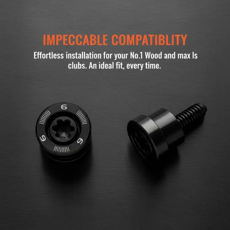 1Pc Black Golf Weight Screw for QI35 Driver Tailored Weights 2g to 8g for Improved Control
