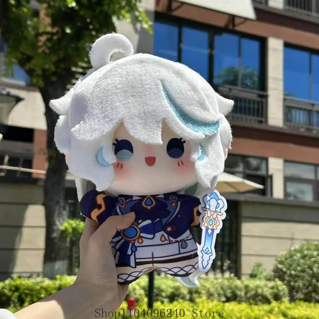 Genshin Impact Furina Anime Cosplay Cartoon Figure Idol Plushies Pillows Birthday Pillow Fans Gift 25cm - view 3