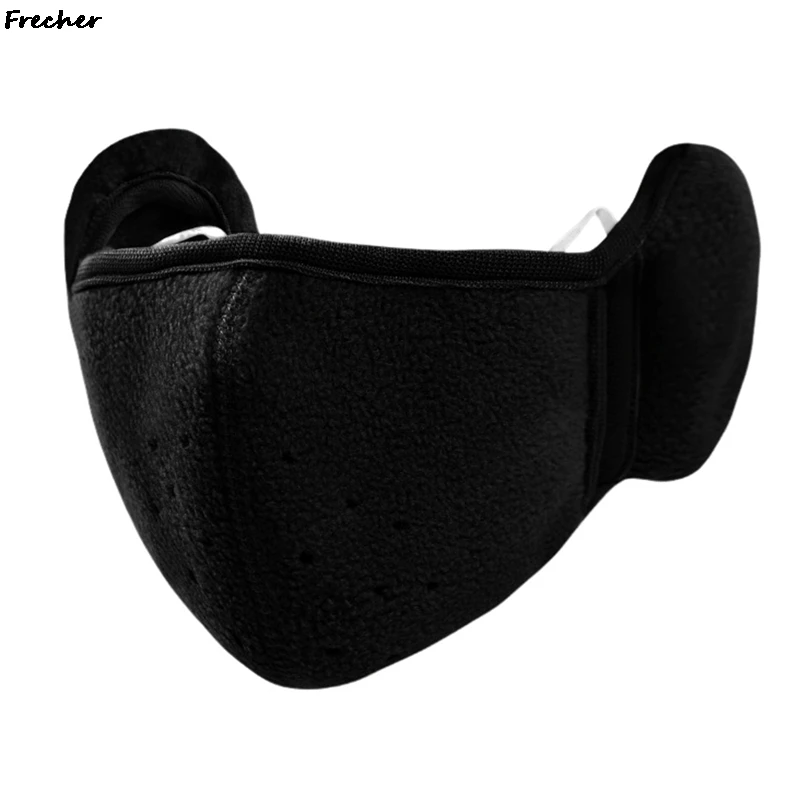 Reusable Thermal Earflaps Ear Protection Mouth Cover New Winter Skiing Cycling Earmuff Mask Outdoor Sports Face Cover Men Women