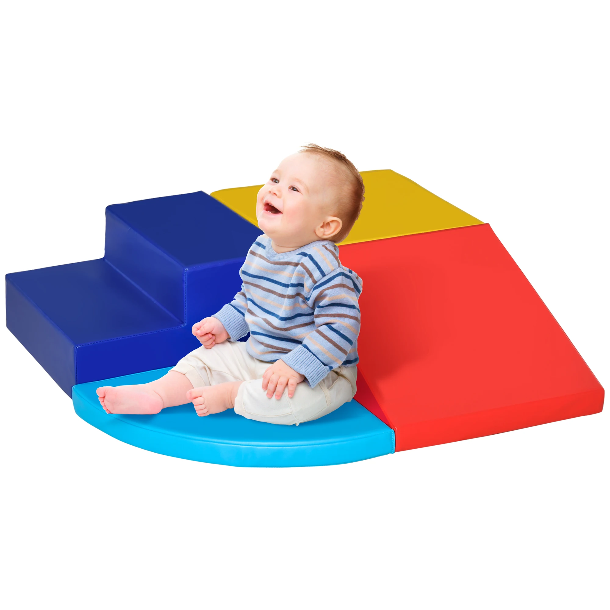 HOMCOM 4-block psychomotor game for children Multicolor