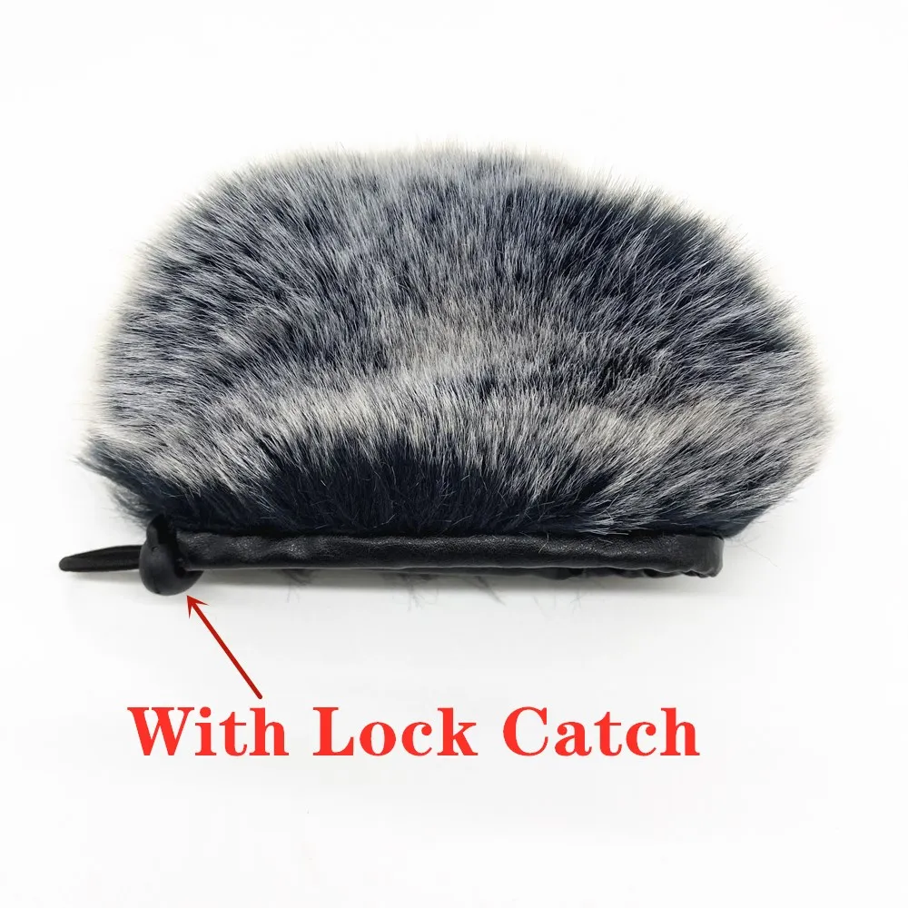 Blue Mantis Dead Cat Pop Filter Outdoor Foam Windscreen High Quanlity Furry  Artificial Windshield For Zoom H4N PRO  Blue Mantis