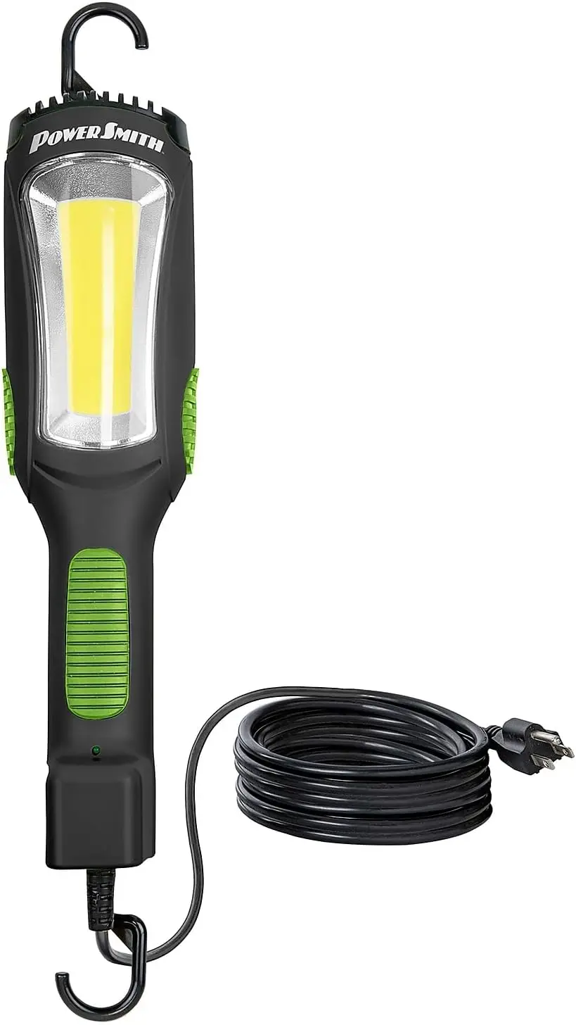 

3000 Lumen Work Light with 25ft Cord, 12A Outlet & Magnet for Automotive and Industrial Use
