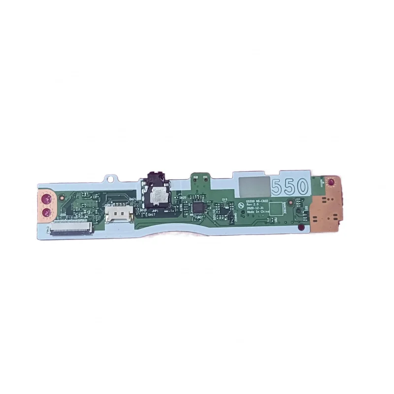 Second-handFor Lenovo IdeaPad 3 15ADA05 Laptop Power AUDIO SD CARD READER BUTTON Board GS550 NS-C822 NBX0001SA10 5C50S25048