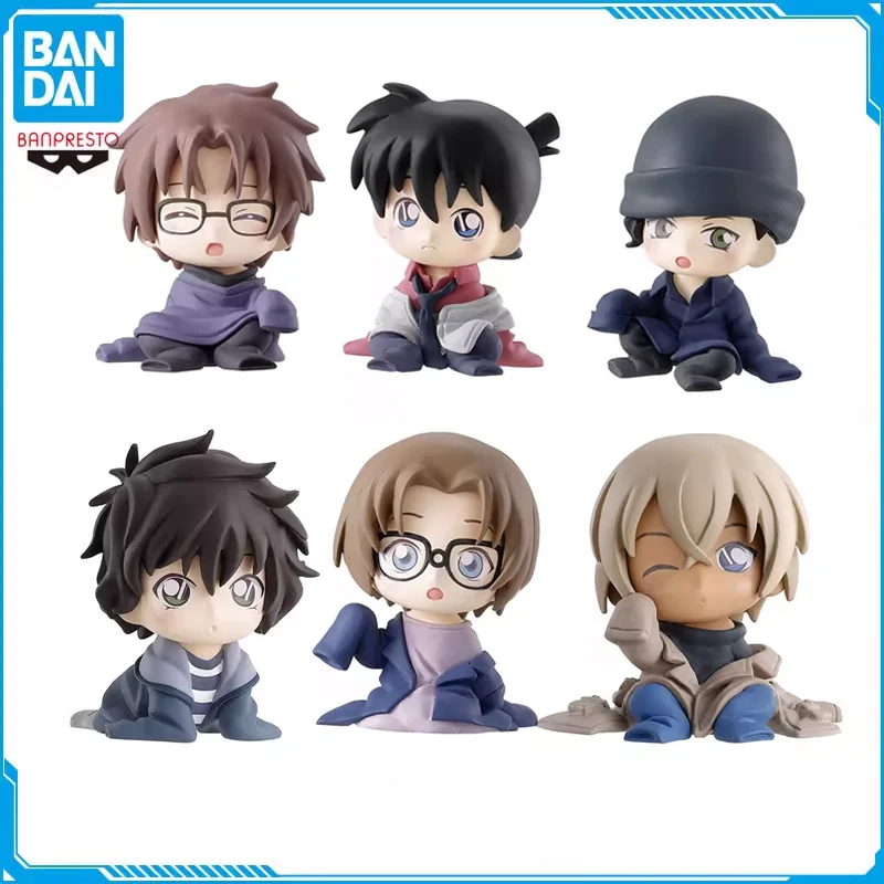 

BANDAI Original Detective Conan Kudou Shinichi Okiya Subaru Sera Masumi Gashapon Toy Action Figure Sitting Posture7 Capsule Toys