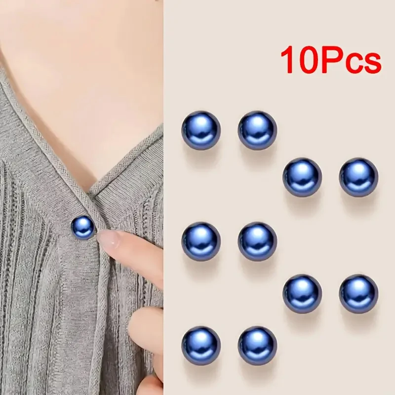 10 stks Parel Knop Pins, DIY Decoratieve Veiligheidsknop Covers Voor Schoenen, Hoeden, Tassen, Sjaals, Kraag Naald Gesp Vaste Pin Broche