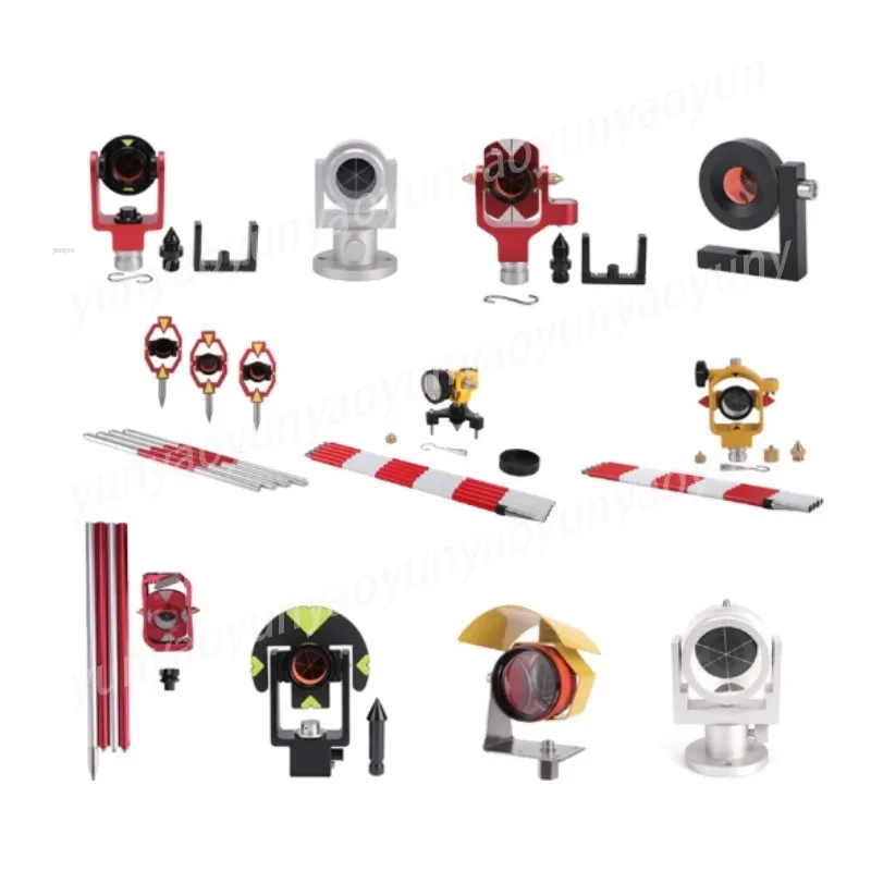 Hanging Mini Survey Prism Total Station Accessory for Mine Tunnel Railway Subway Survey Monitoring