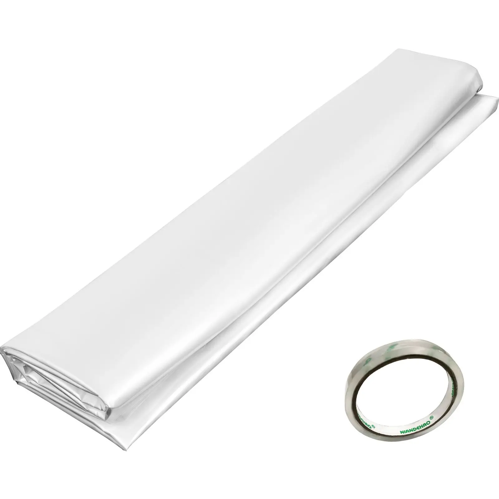 Greenhouse Film 15 x 40 ft, Polyethylene 6 Mil Thickness, Plastic Clear UV Resistant, Keep Warming, Superior Strength