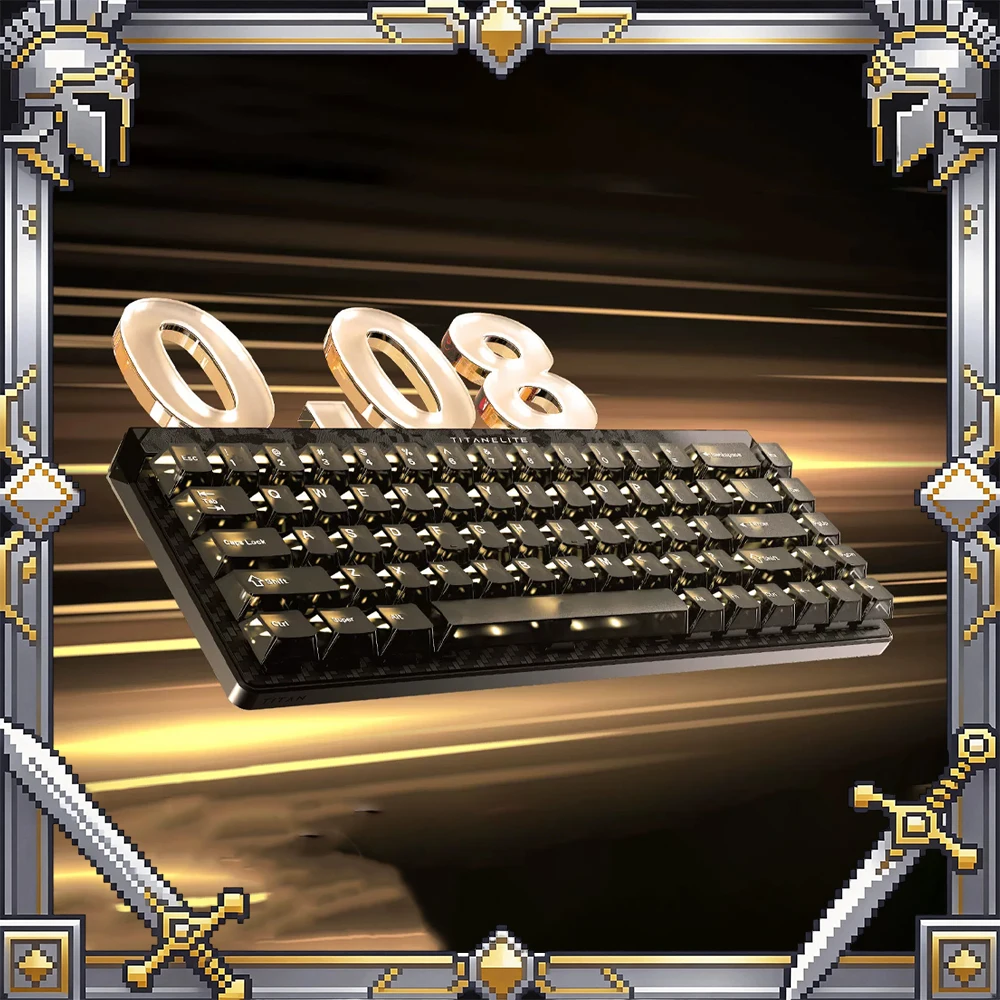 

Madlions TITAN68 Turbo Mechanical Keyboards Hall Effect Magnetic Switch Keyboard FGG Wired Gaming Keyboard 8000Hz RT0.001mm