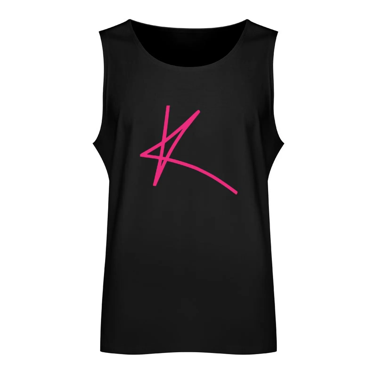 Kylie Minogue K Logo Tank Top Man gym clothes anime mens clothing